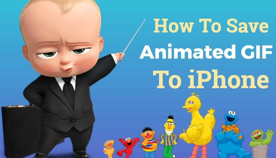 How to save Animated GIF to iPhone