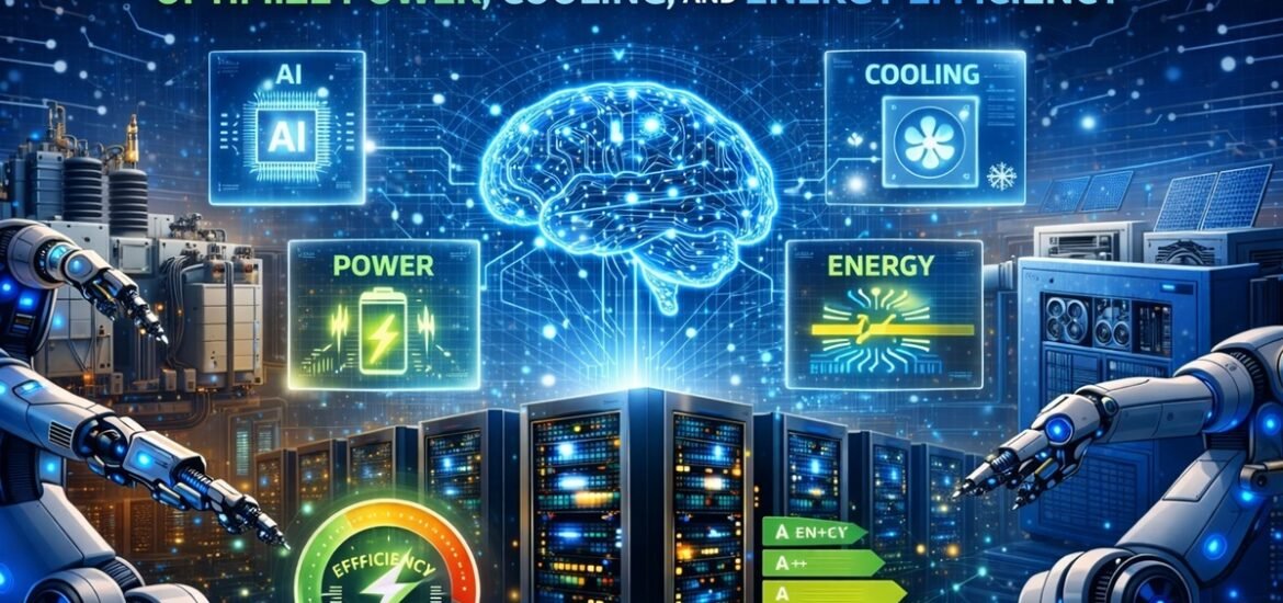 AI data center companies optimizing power cooling and energy efficiency