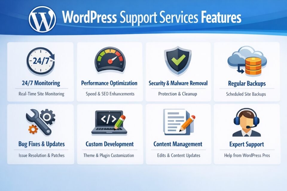 WordPress Support Services Features