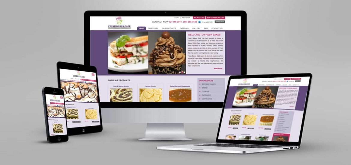 E-commerce Website elements