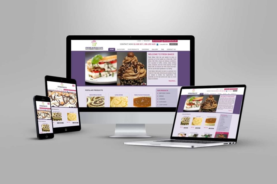 E-commerce Website elements